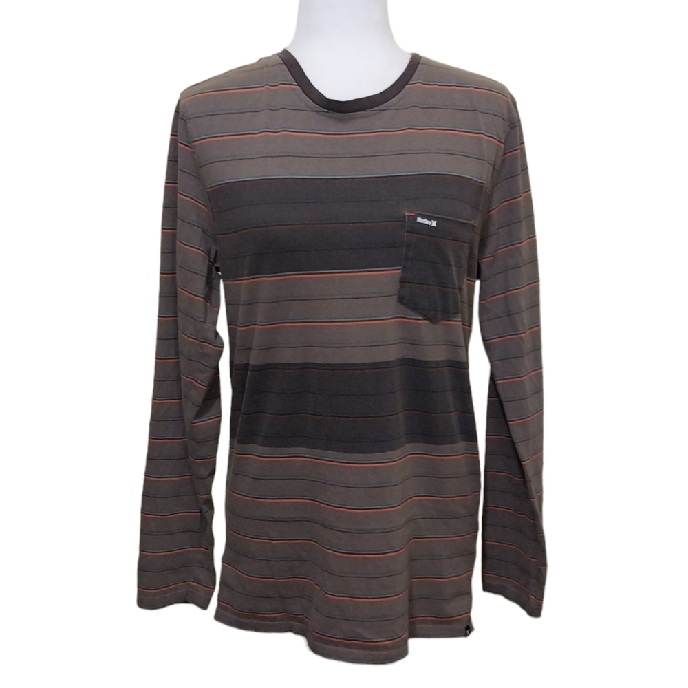 HURLEY LONG SLEEVE UNISEX T-SHIRT - SIZE M